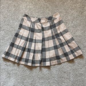 H&M Divided Women’s 90’s Y2K Pleated Plaid Mini Skirt US 4